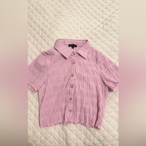 🩷KENDALL & KYLIE🩷 pink polo crop top size medium